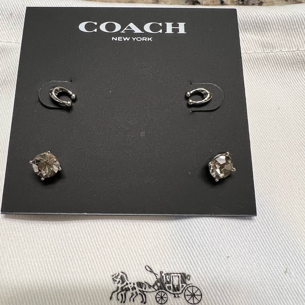 Coach earring set